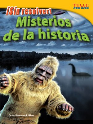 cover image of ¡Sin resolver! Misterios de la historia (Unsolved! History's Mysteries)
